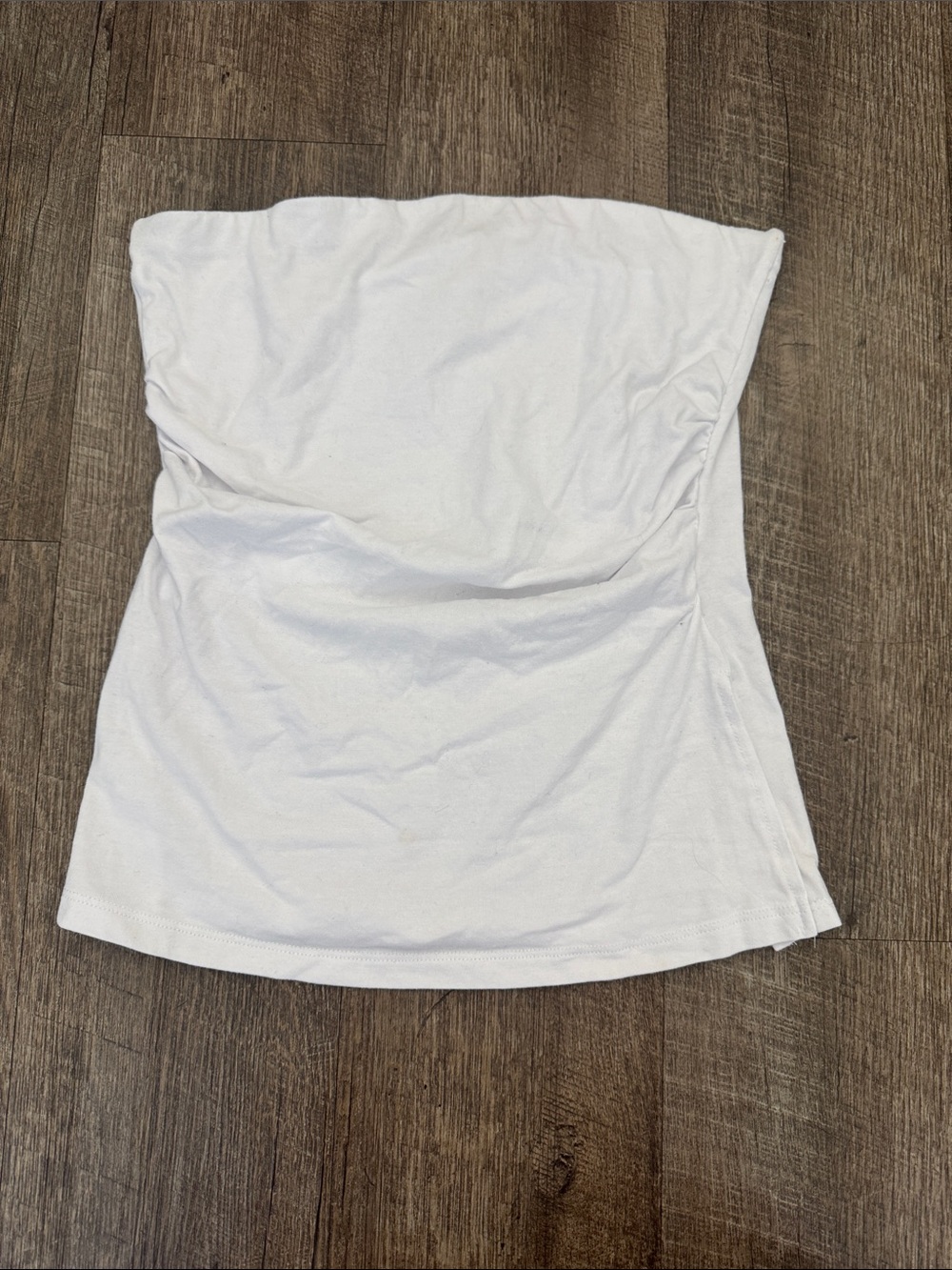 Women's White Strapless Tube Camisole - Classic Basic
